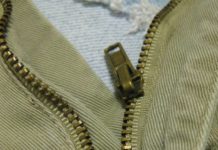 How to fix a zipper